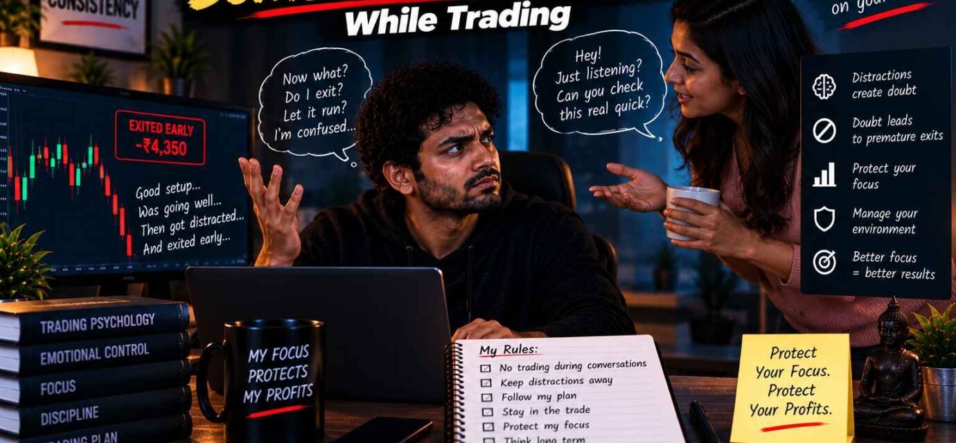 Why You Exit the Moment Someone Talks to You While Trading