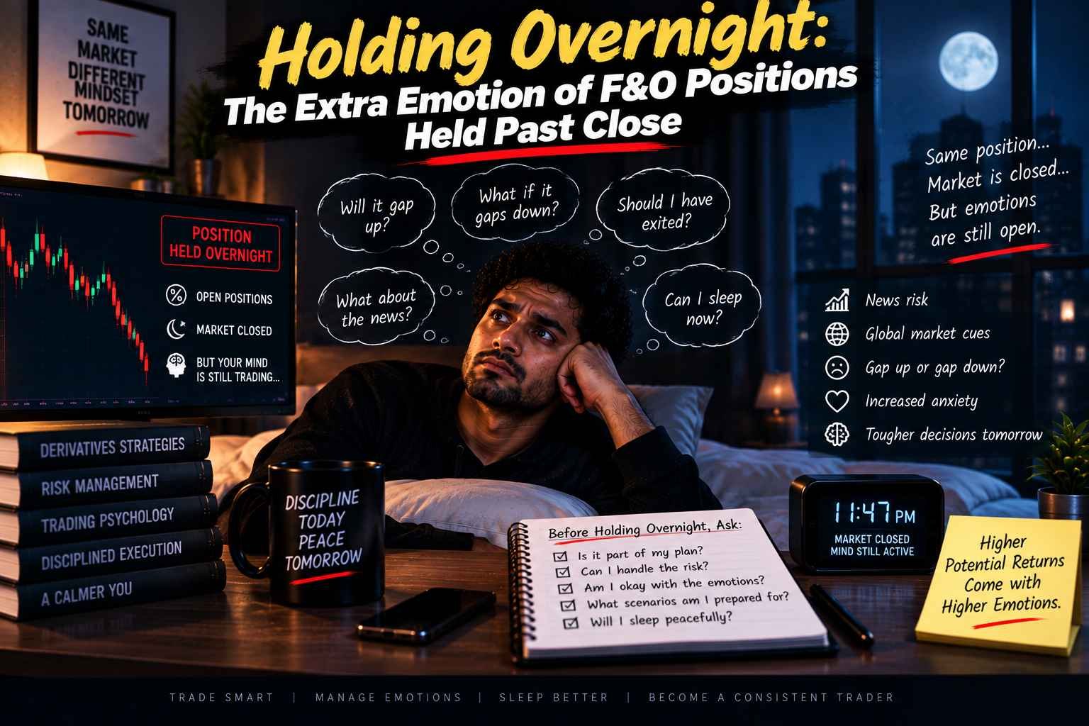 Holding Overnight: The Extra Emotion of F&O Positions Held Past Close