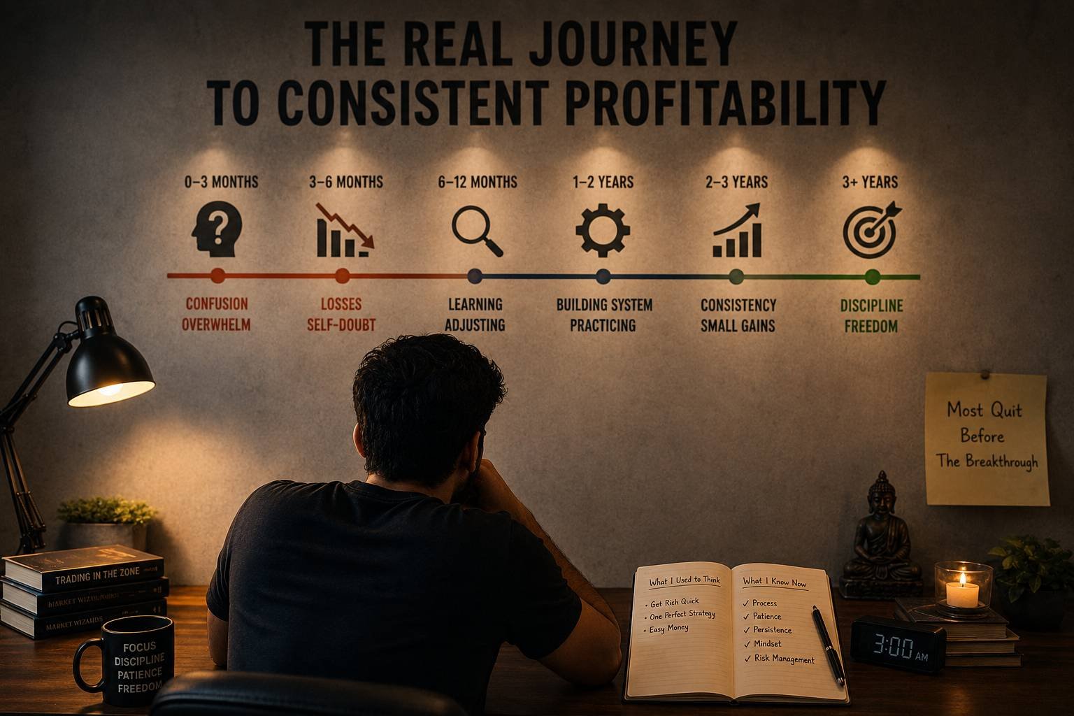 How Long It Actually Takes to Become a Consistently Profitable Trader