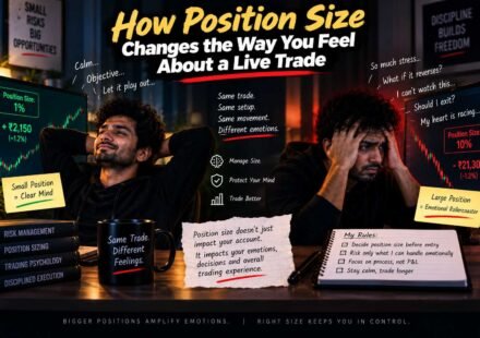 How Position Size Changes the Way You Feel About a Live Trade