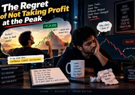 The Regret of Not Taking Profit at the Peak