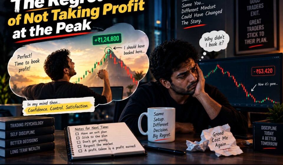 The Regret of Not Taking Profit at the Peak