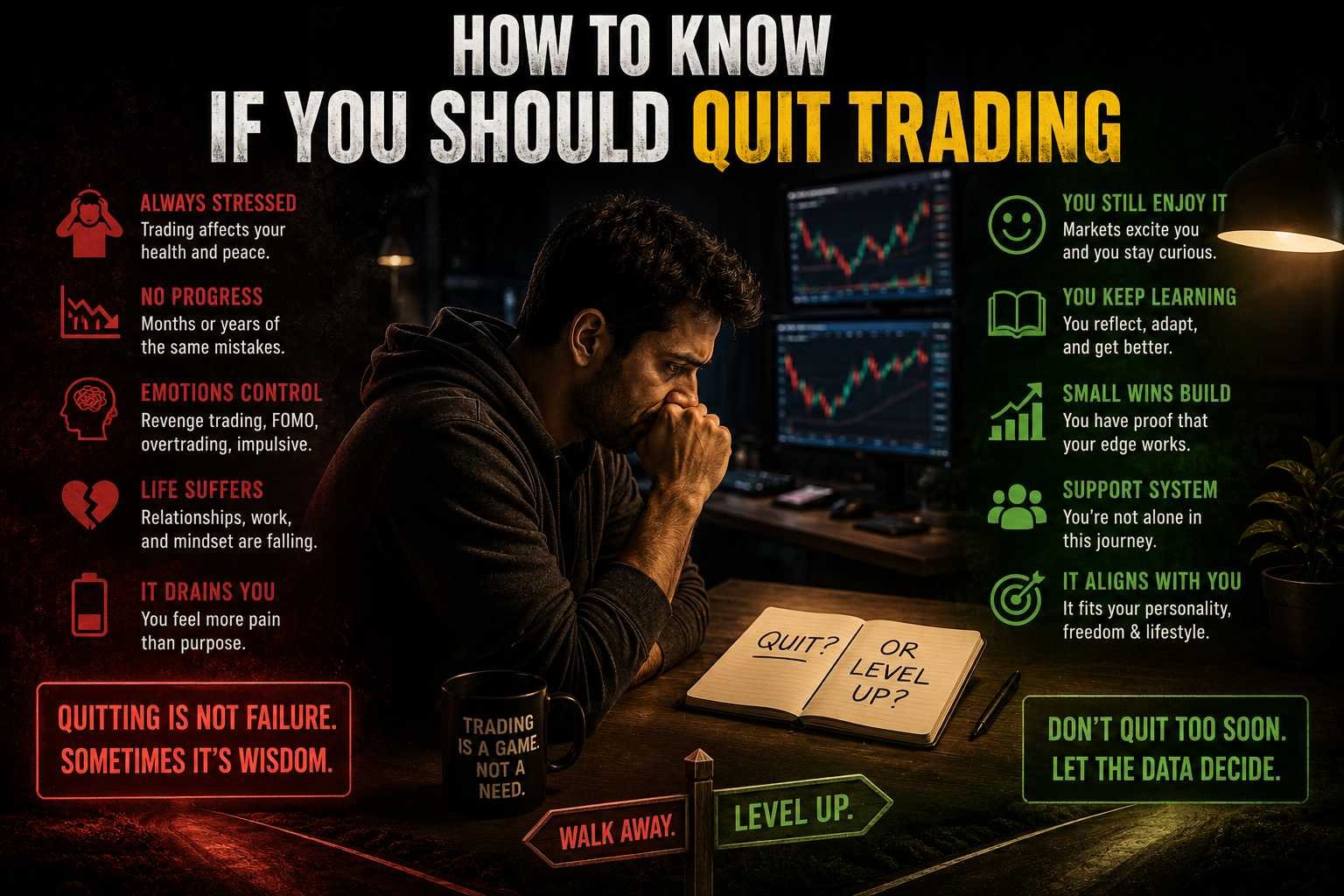 How to Know If You Should Quit Trading