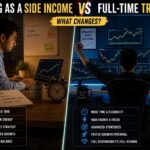 Trading as a Side Income vs Full-Time: What Changes