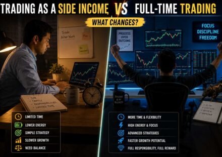 Trading as a Side Income vs Full-Time: What Changes