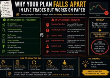 Why Your Plan Falls Apart in Live Trades But Works on Paper