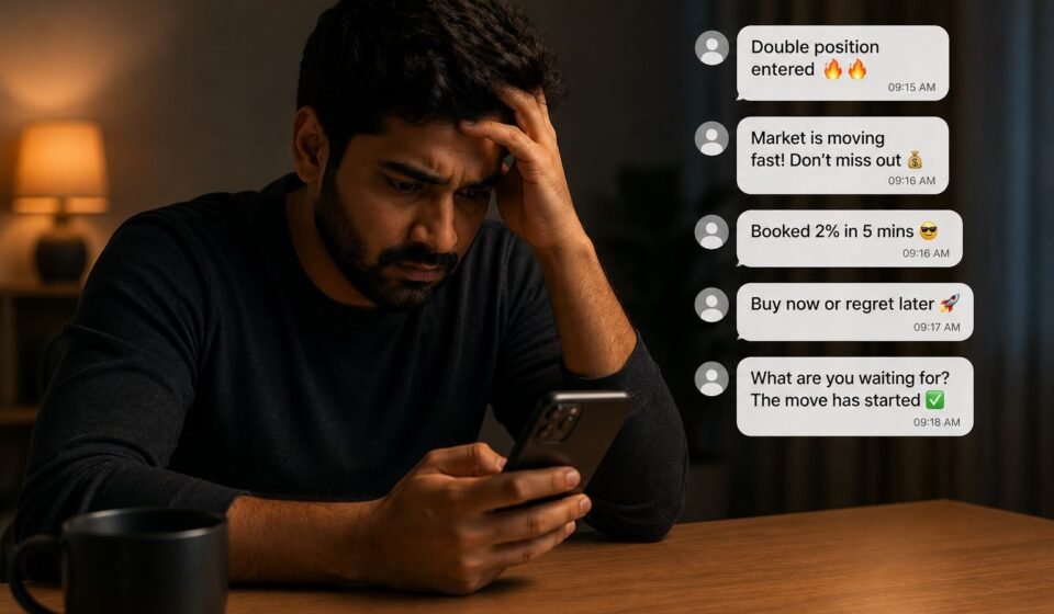 The Social Pressure of Trading in a WhatsApp Group